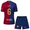 Conjunto (Camiseta+Pantalón Corto) FC Barcelona Gavi 6 Primera Equipación 2024-25 - Niño